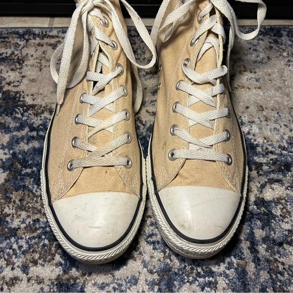 Converse All Star Chuck Taylor M12 Cream High Top Canvas Sneakers Size 12 Men’s - Picture 5 of 12